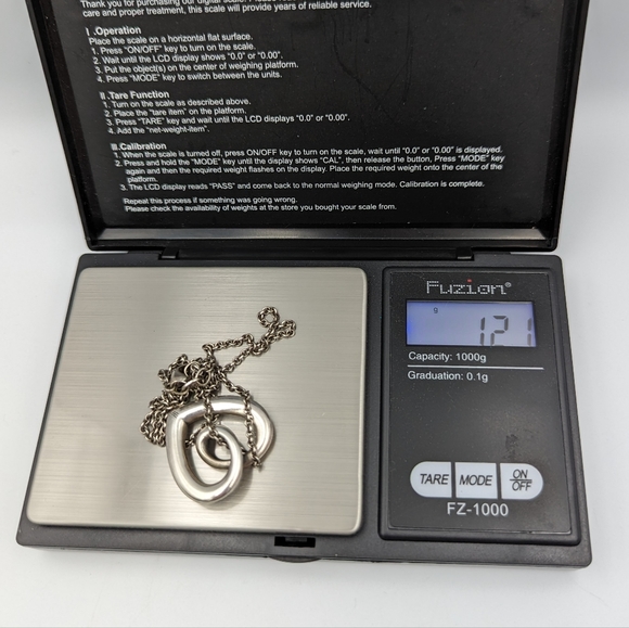 James Avery STERLING SILVER Retired Floating Heart Strings Pendant Necklace 925 - Picture 8 of 8